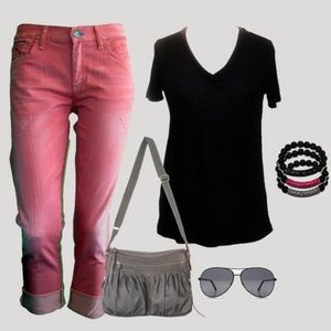 Goldsign pink Jenny jeans